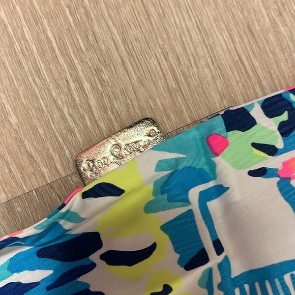 Lilly Pulitzer Drawstring Bag in Multi Dive in Beach Game NWT main image 4
